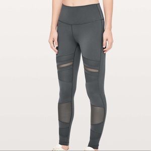 Lululemon Wunder Under High Rise Mix and Mesh 28”